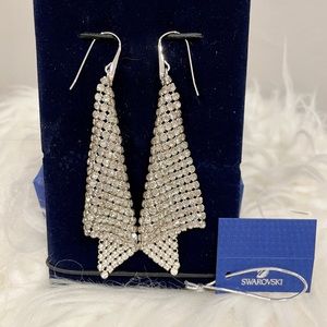 Swarovski Fit Silver Pierced Earring